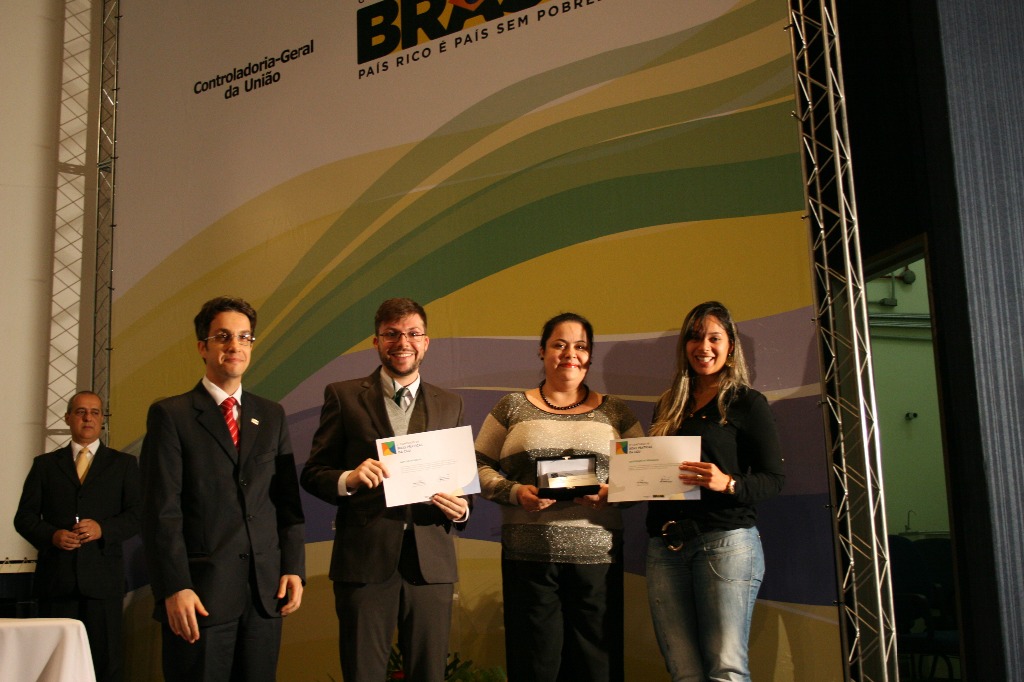 Cerimônia de premiação Concurso de Boas Práticas