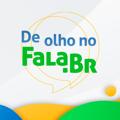 Banner escrito De olho no Fala.BR