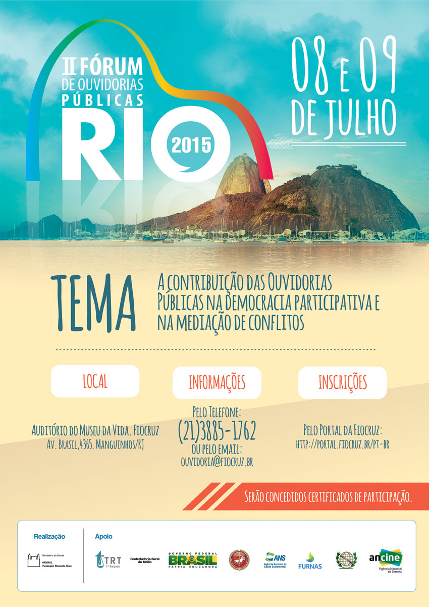 Cartaz - evento 8 e 9 de julho