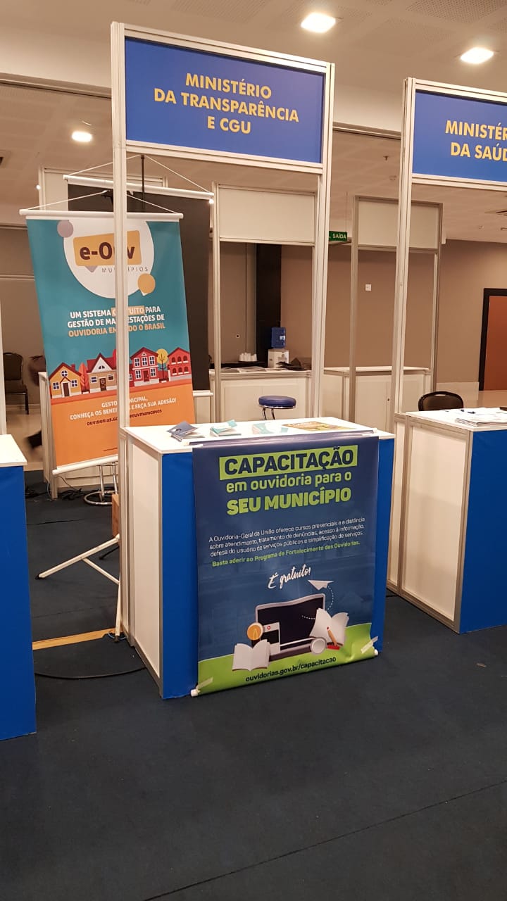 Estande da Marcha dos Prefeitos