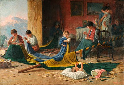 Pátria, óleo sobre tela, de Pedro Bruno