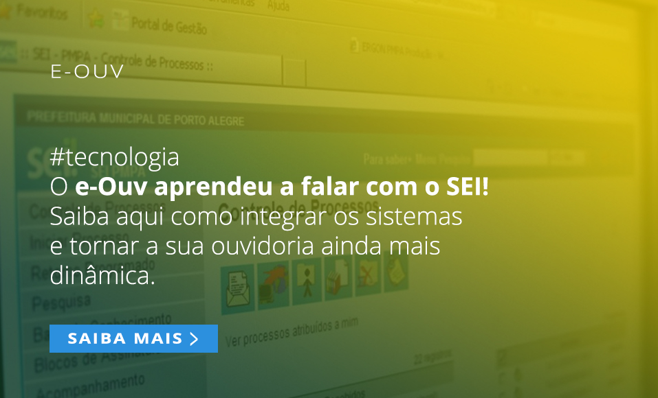 Banner integração e-Ouv x SEI