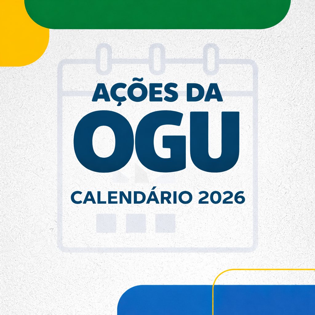 banner escrito Ações da OGU calendário 2026