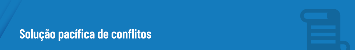Solução pacífica de conflitos