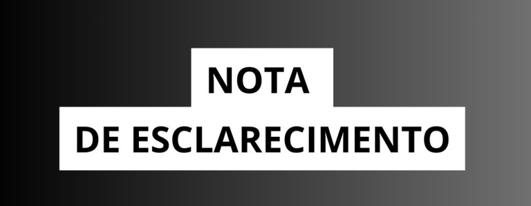 Nota de esclarecimento