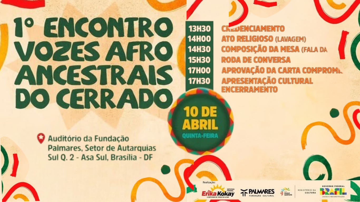 1º Encontro Vozes Afro-Ancestrais do Cerrado 