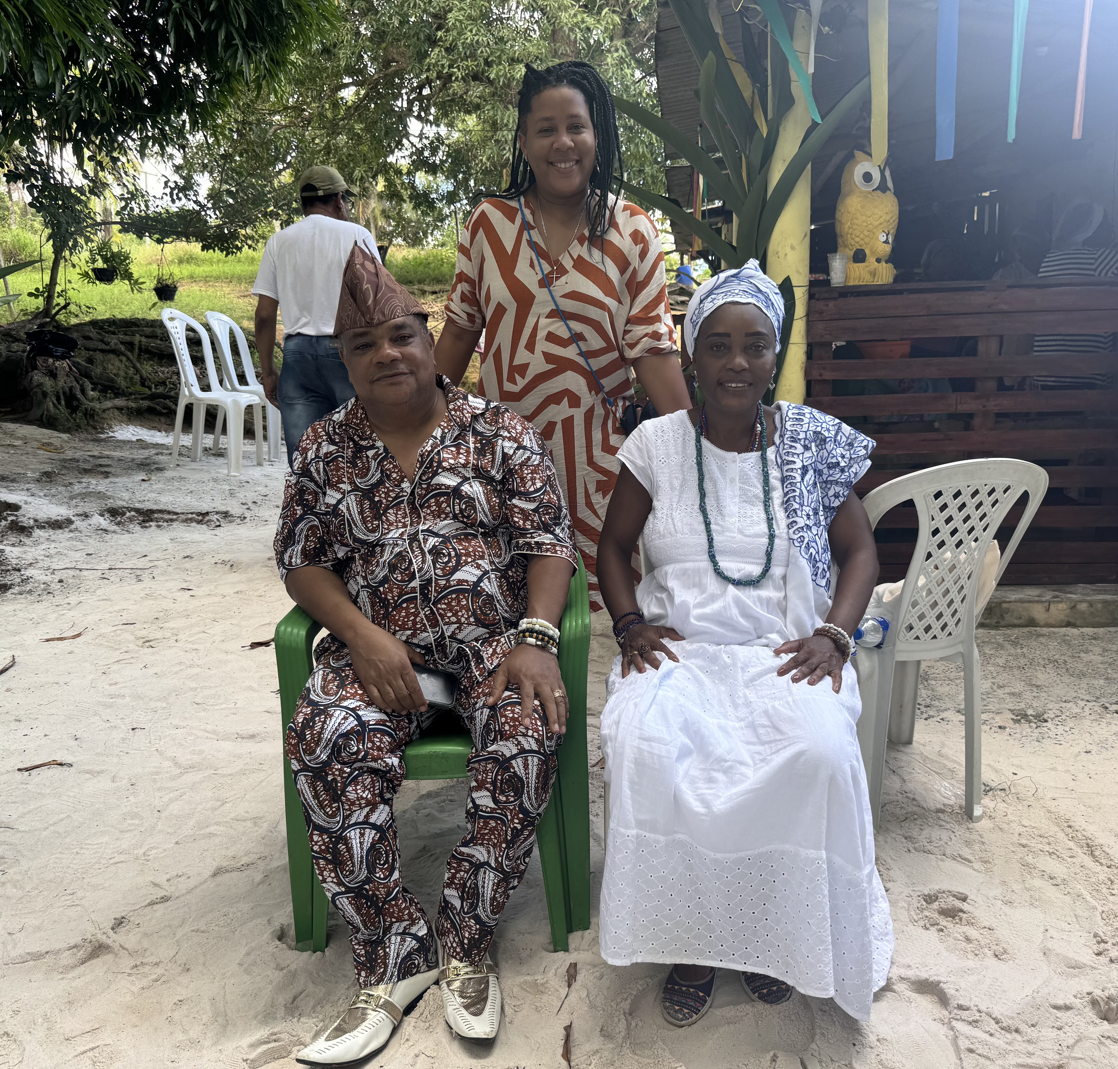 Palmares em tributo a Mãe Bernadete, na Bahia