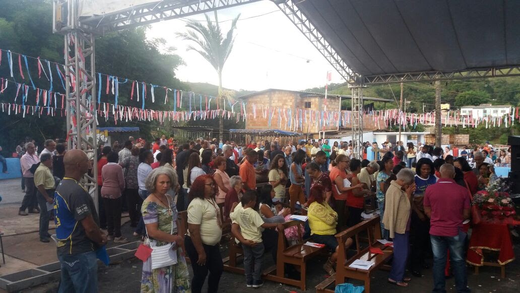 Comunidade de Santa Quitéria, em Congonhas, na região Central de Minas Gerais