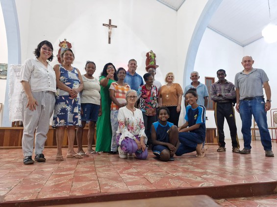 Comunidade de Santa Quitéria, em Congonhas, na região Central de Minas Gerais