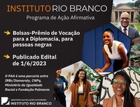 BOLSA-PRÊMIO DE VOCAÇÃO PARA A DIPLOMACIA