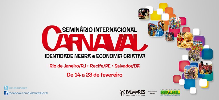 Carnaval, identidade negra e economia criativa são temas de seminário no Recife