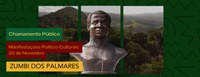 Comunicado - Edital Manifestações Político-Culturais 20 de novembro Zumbi dos Palmares