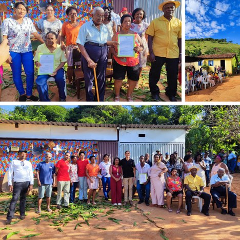 Comunidade Quilombola Brejal, localizada no município de São Pedro dos Ferros (MG)