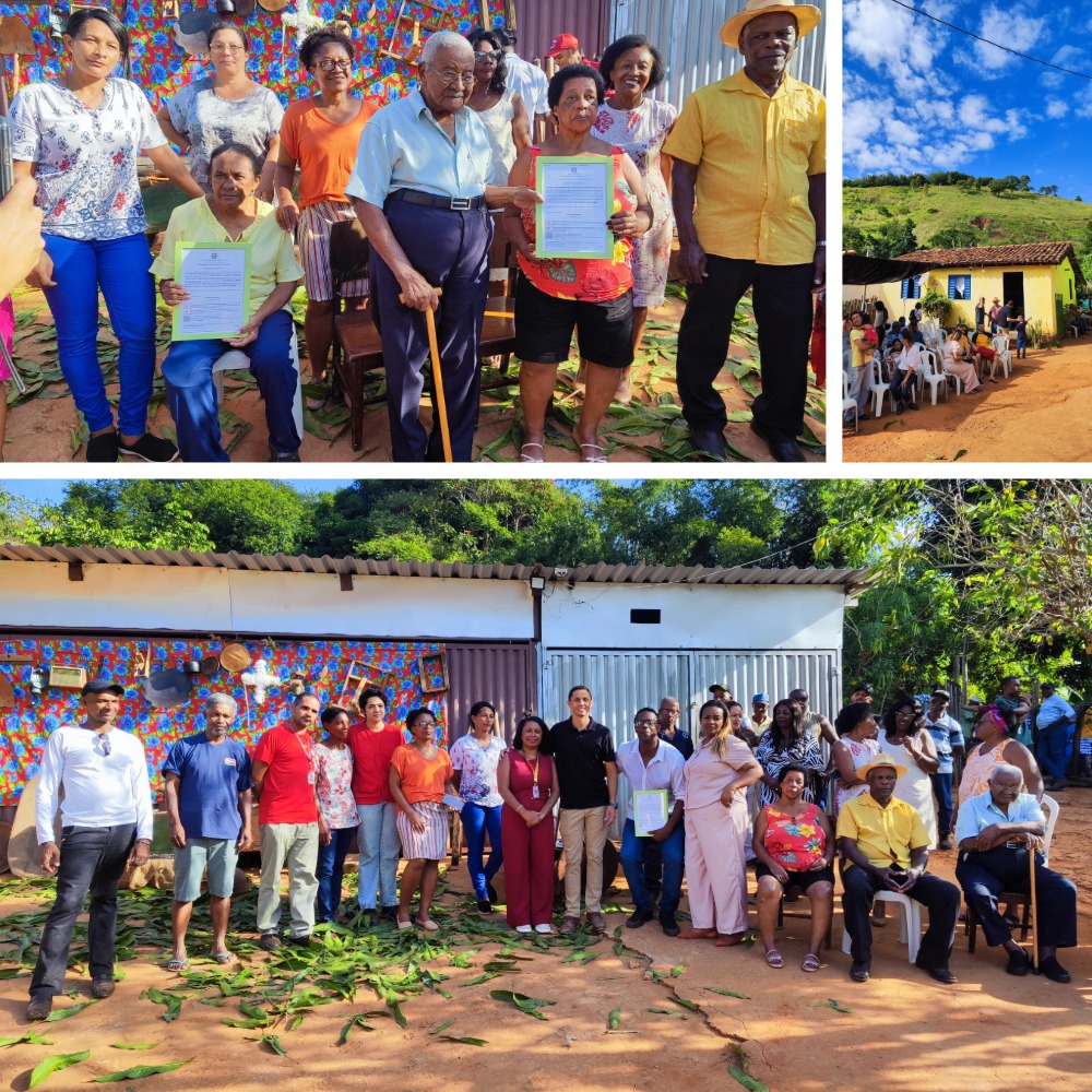 Comunidade Quilombola Brejal, localizada no município de São Pedro dos Ferros (MG)