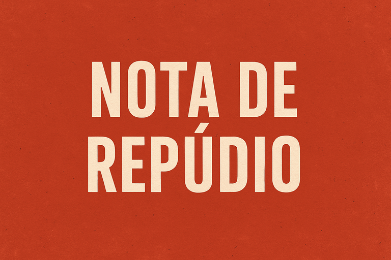 Nota de repúdio