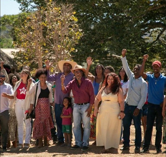 FUNDAÇÃO CULTURAL PALMARES E ROBERTO MARINHO VISITAM QUILOMBO KALUNGA, EM GOIÁS