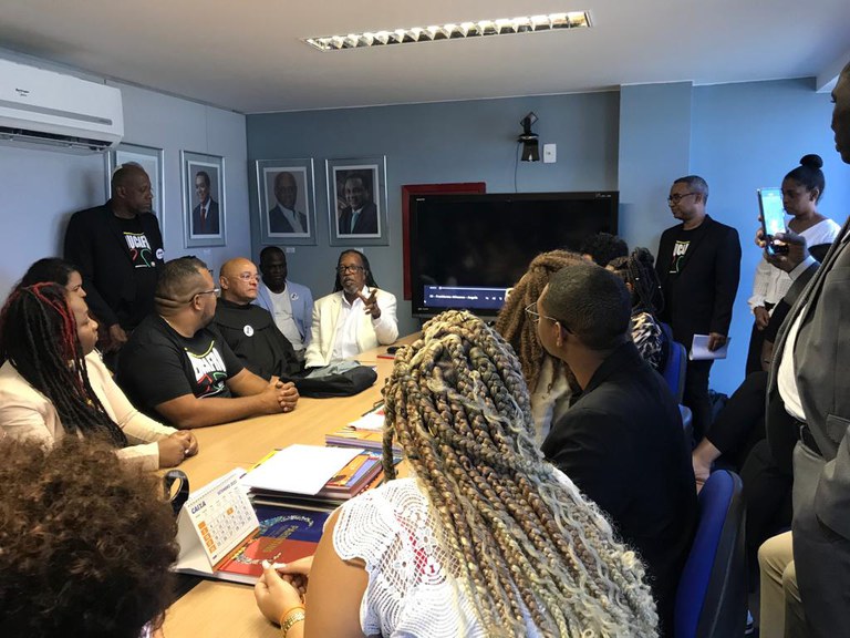 FUNDAÇÃO CULTURAL PALMARES RECEBE INTEGRANTES DO EDUCAFRO