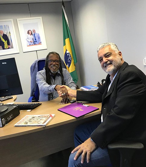 FUNDAÇÃO CULTURAL PALMARES RECEBE O DIRETOR TEATRAL PAULO DOURADO