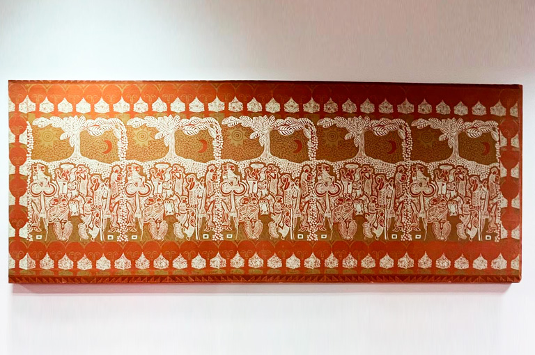 Obra de Goya Lopes (Amor Fraternal: O espírito de solidariedade e de cooperação)