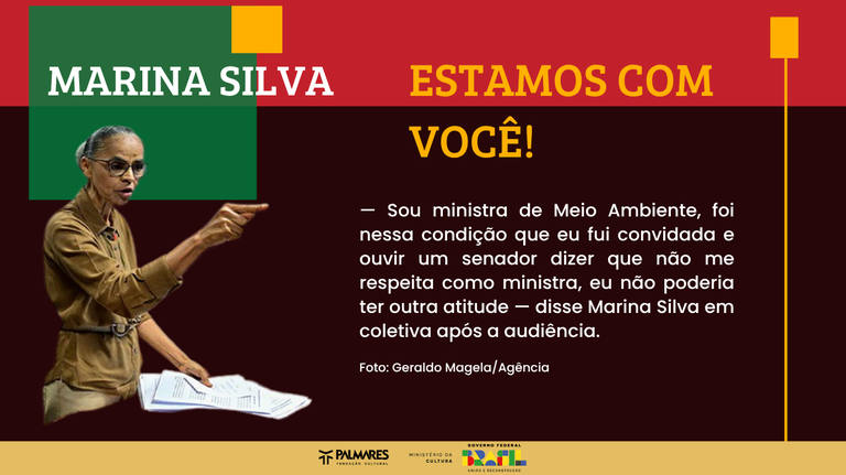 Estamos com você, Marina Silva
