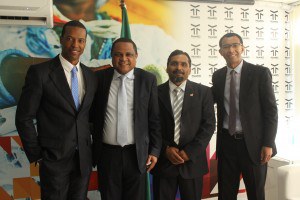 Presidente Erivaldo recebe secretário de Direitos Humanos e Cidadania do município de Contagem-MG, Neo Moreira e o Coordenador de Igualdade Racial