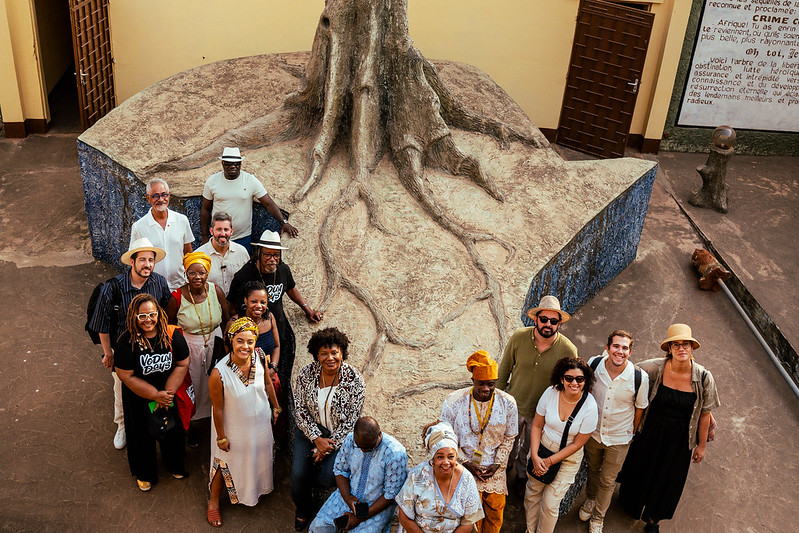 Visita a sítios históricos e culturais de Porto Novo