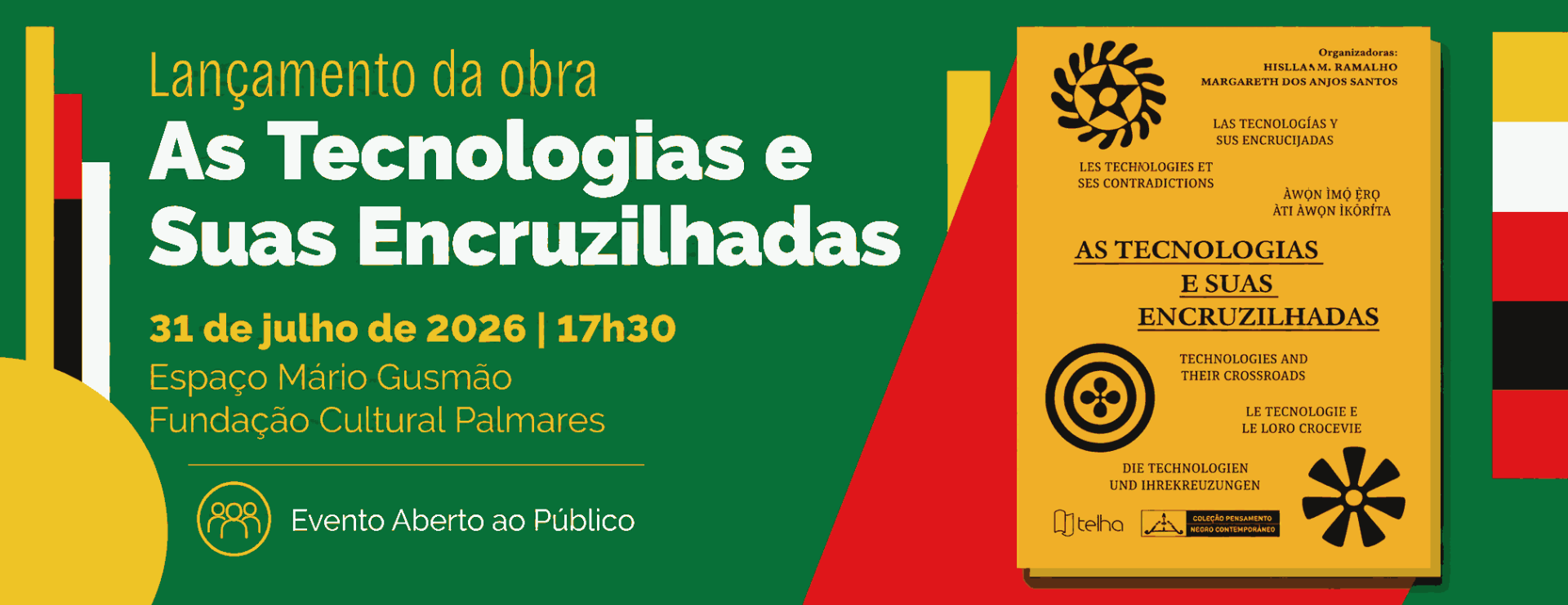 Lançamento da obra As Tecnologias e Suas Encruzilhadas