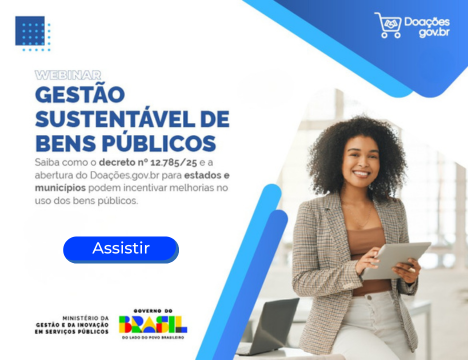 Webinar Gestão Sustentável de Bens Públicos