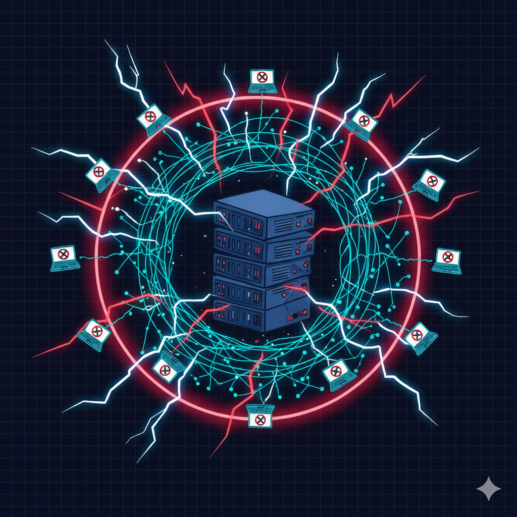 NEGAÇÃO DE SERVIÇO (DDOS)