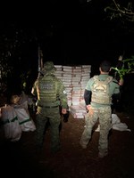 PF e BPFRON apreendem mais de 4.089 kg de maconha em Terra Roxa/PR