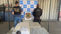 PF e PMERJ apreendem drogas e detêm suspeitos em ação conjunta em Volta Redonda