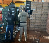 PF e PM/SC prendem dois homens por contrabando em Dionísio Cerqueira