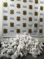 PF, em ação conjunta, apreende 48kg de drogas e prende uma pessoa, na Região dos Lagos/RJ