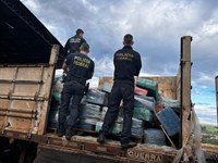 PF em Guaíra promove destruição de aproximadamente 17 toneladas de drogas