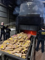 PF incinera 4,5 toneladas de maconha e cocaína
