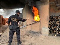 PF incinera cinco toneladas de cocaína em São Paulo