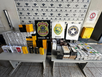 PF, RF e BPFron apreendem carga descaminhada no Paraná