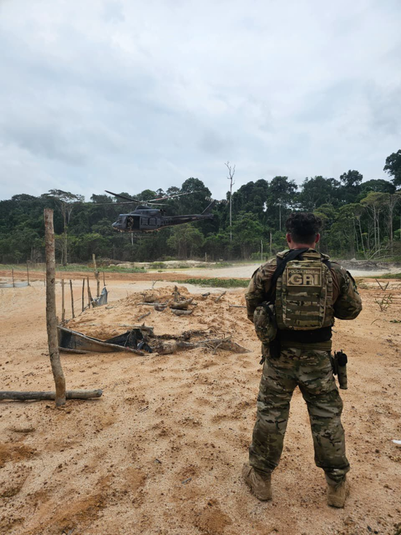PF realiza Operação Guardião da Floresta contra garimpo ilegal no Pará
