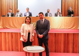 Cerimônia ocorreu no auditório da Unileão e reuniu autoridades, servidores e convidados