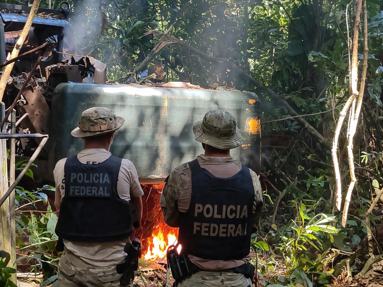 PF atua contra garimpo ilegal e crimes ambientais em Rondônia