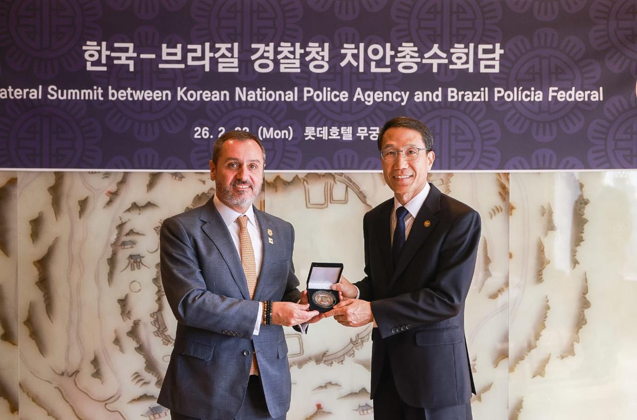 Diretor-geral da PF é recebido na Korean National Police Agency (KNPA)