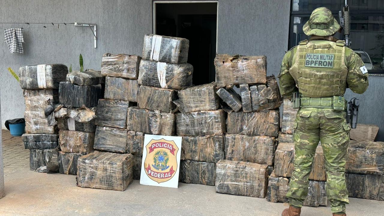 FICCO/PR realiza prisão e apreensão de mais de 1,4 tonelada de drogas em Campo Mourão/PR