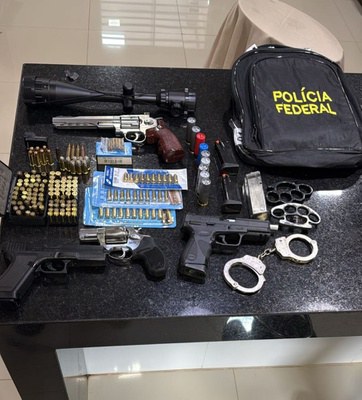 PF combate tráfico internacional de armas em Minas Gerais