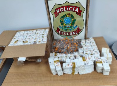 PF apreende mais de 1 mil ampolas de medicamentos emagrecedores