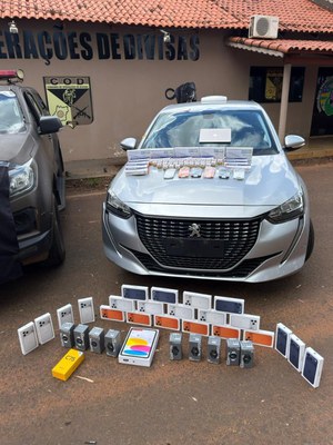 FICCO/GO e PMGO (COD) apreendem produtos de contrabando e descaminho