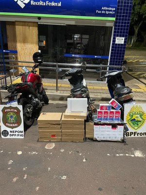 PF e PM/PR combatem o descaminho no Paraná