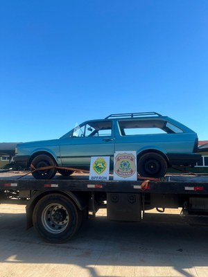 PF e BPFRON recuperam veículo furtado