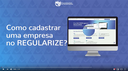 Cadastro de empresa no REGULARIZE