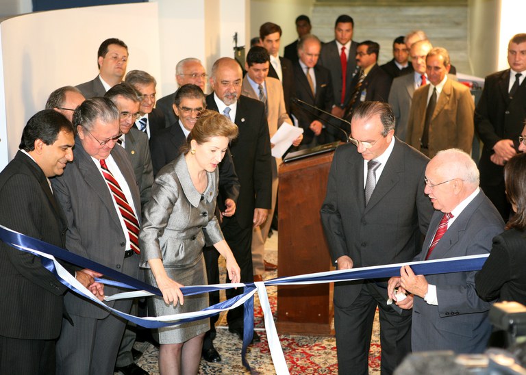 Corte de fita na abertura das novas instalações do Plenário do CNJ - FOTO: ASCOM STF