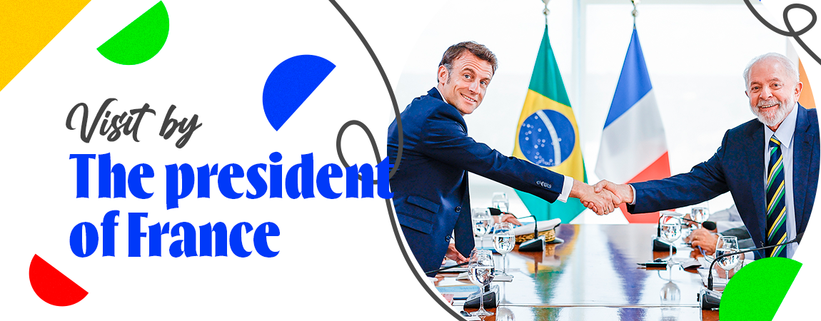 Banner de Cabeçalho - Visita do presidente da França